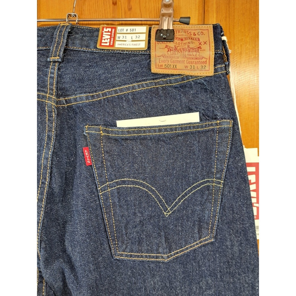 Levis Vintage Clothing 31x32 LVC 1947 501 Original Fit Selvedge Jeans